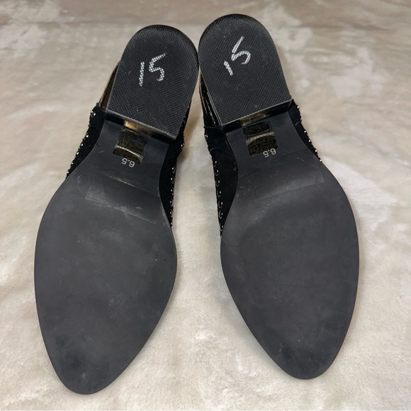 Jeffrey Campbell Black Tagalong Stud Western Cut Out Booties Size 6.5 - Picture 10 of 11